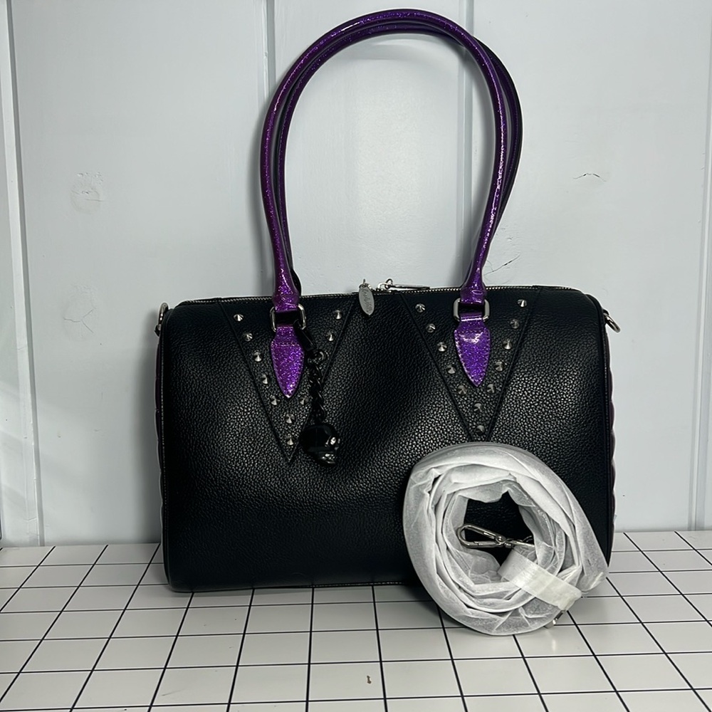 Lux de Ville Vampire Tote - Poisonous Purple - 2021 Discontinued - NWOT